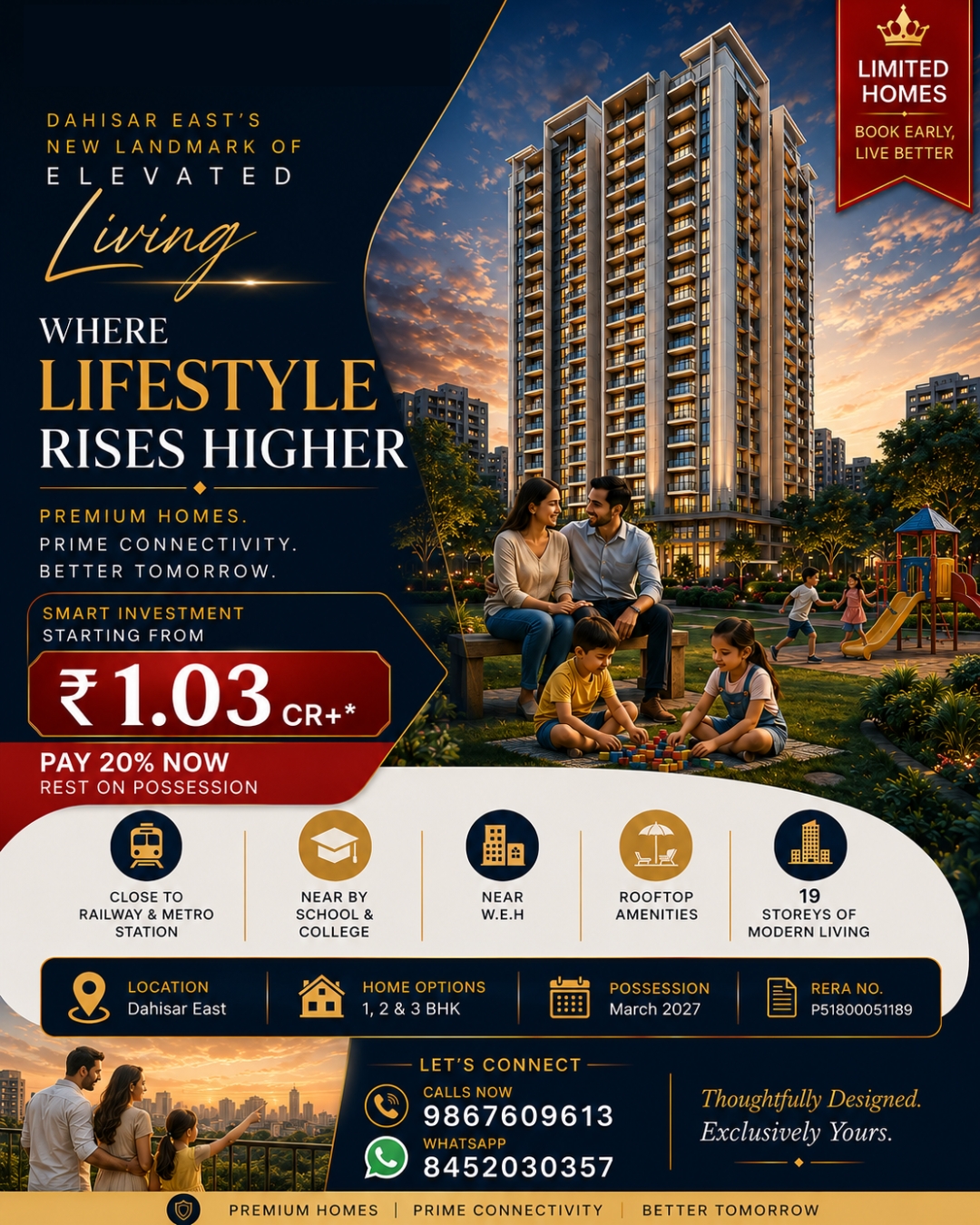Premium 1, 2 & 3 BHK Homes